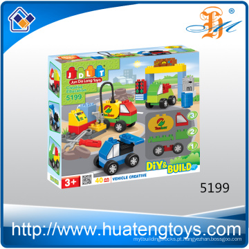 New Arrive educação carro diy carro blocos de tijolo brinquedos para crianças